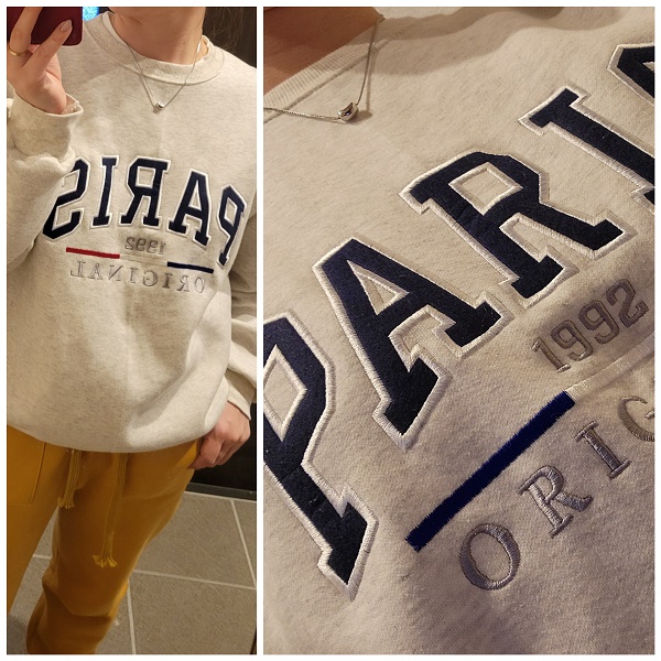 裏起毛PARISスウェット | レディースファッション通販 - DHOLIC